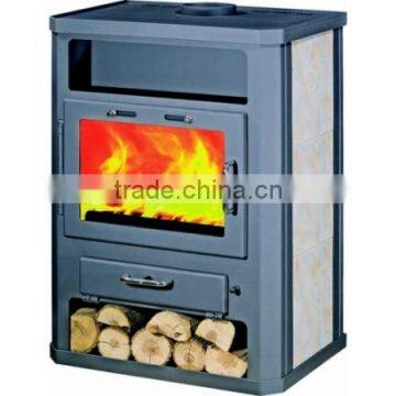 Wood Burning Stove H200 BO-TV, With Boiler, High Quality, European Products