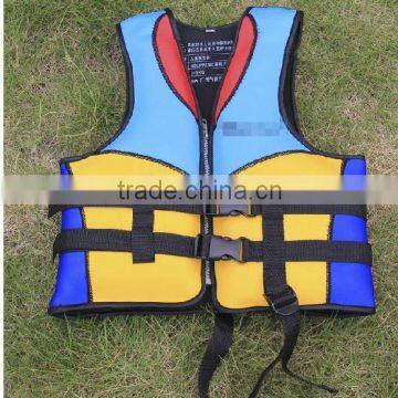 floatation jacket on water