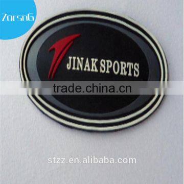 Raise rubber silicone patch 3d pvc heat transfer label