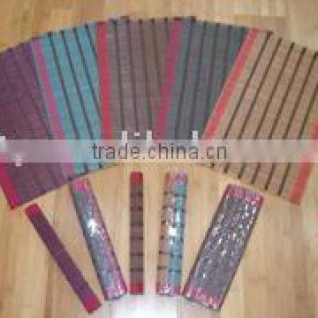 bamboo table mat set