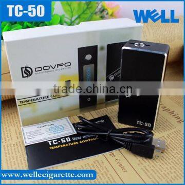 2015 New Dovpo TC-50 Electronic Cigarette Temperature Control Mini 50W Box Mod Dovpo 50W TC