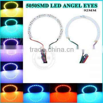 Autoparts 2015 new products 5050 rgb double angel eye 18smd 21smd 124smd 131smd