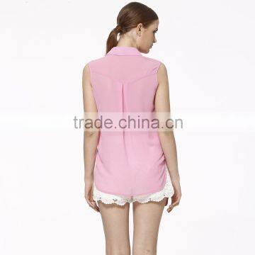 Cotton Lace Sarees Blouse Designs Fashion 2015 Summer Tops photo-2