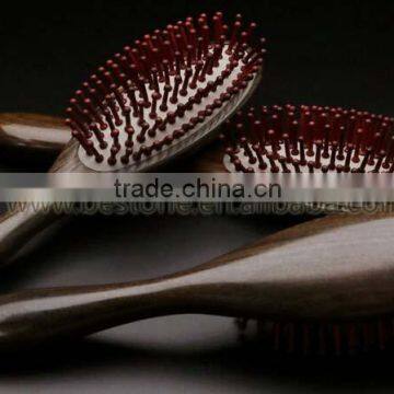 High Class Head Scalp Massage Hair Brush Wood photo-5