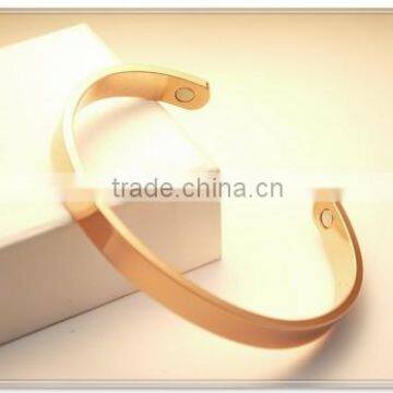Metallic Bracelet Simple Pure Magnetic Copper Cuff Bracelet for Engraving Magnetic Health Care Cuff Bracelet Quality Choice Most Po photo-3