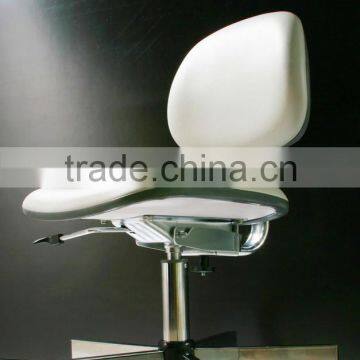 Adjustable Fiber Reference Plastic Lab Stool With Wheels photo-5