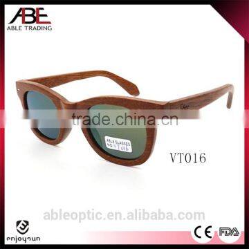 2016 vogue UV400 lens custom european design bamboo wooden polarized sunglasses FDA CE                        
                                                                                Supplier's Choice