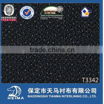 twill weave interlining fabric fusible interlining 8257 for suits