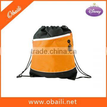 Promotional Polyester drawstring bag/drawstring pouch