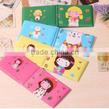 Plastic Gift Lovely Flower Print Card Holder With High Quality photo-2