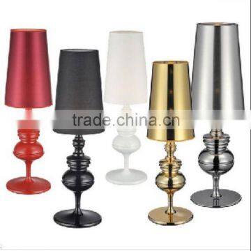 Gold PVC Table lamp for house hotel projects
