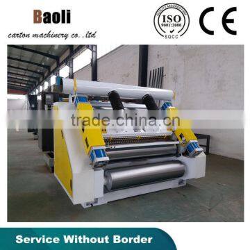 E Flute Monolayer Board Single Facer Machine
