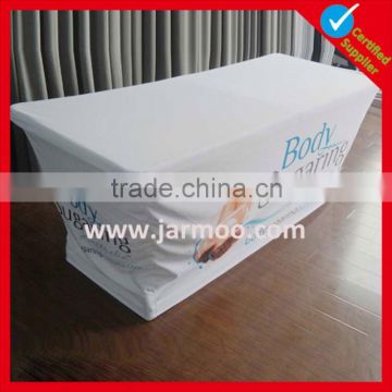 custom top quality white table cloth