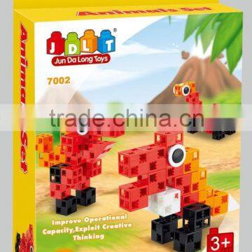 BNE100794 Animals set Building Block Plastic Educational toys
