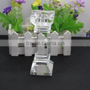Factory Directly Sale Fashion Design European Style 130mm Clearly Color Crystal Candleholder Crystal Wedding Gift photo-5