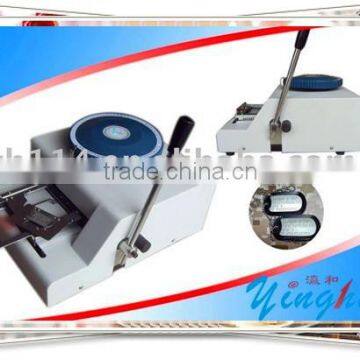 Dog tag Embossing Machine(convex) for plastic card ,pvc card ,metal etc...