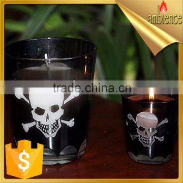 2016 hot sale candle halloween party decoraction candle high quality jar candle