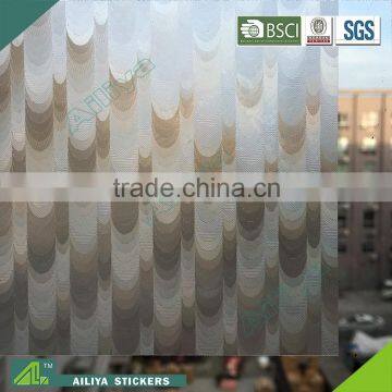 BSCI factory audit non-toxic vinyl waterproof adhesive decorative frosted glass window film