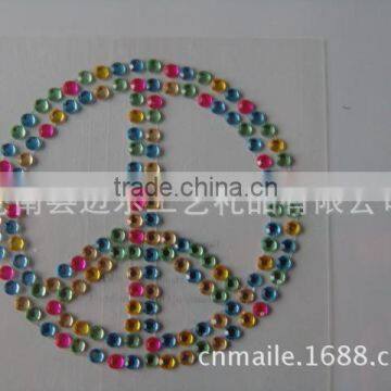 DIY vinyl sticker for mobile phone acrylic mobile phone crystal sticker/acrylic sticker