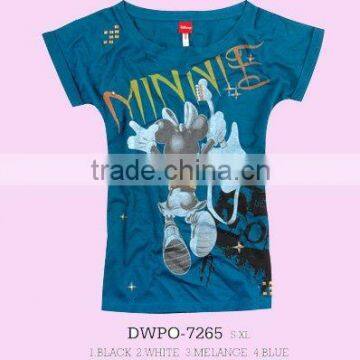 Glo-story Women Short Sleeve Plain Tshirt Design