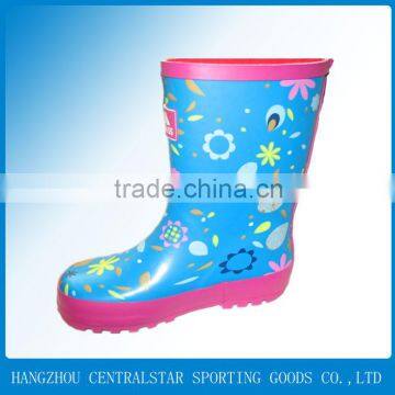 hot sell Rubber water rain boots for kids