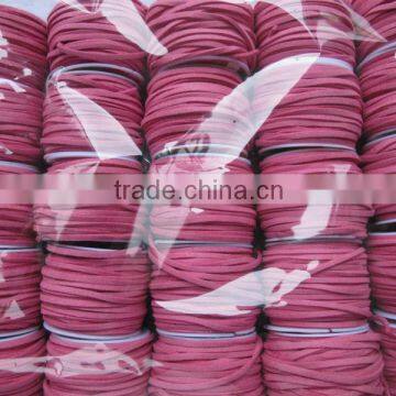 Jewelry making supplies-10 meters of red suedette cord for jewelry DIY making and craft supplies-necklace cord bracelet cord