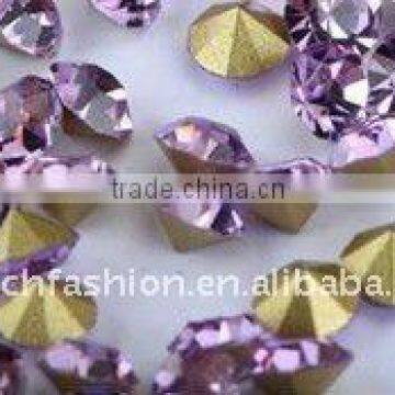 shinning pointback crystal stones