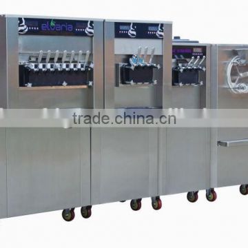 soft ice cream maker also for frozen yogurt( ST630 ) precooling ,airpump ,Rainbow function to option 0086-13695240712