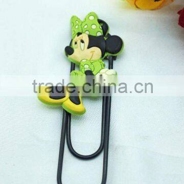 New fashion embossed decorative design PVC book mark