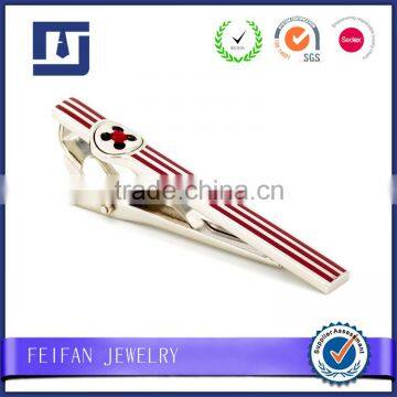 Brass Blank Tie Pin Bow Colorful Enamel Tie Clip photo-2
