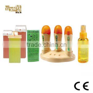 triple depilatory wax cartridge melting roller waxing use heater