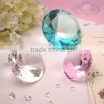 Crystal Diamond Paperweight Handmade Wedding Favors