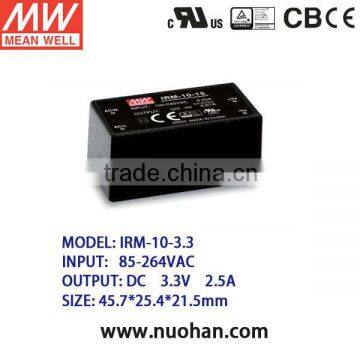 Mean well 10w 3.3v single output power supply/10W Single Output Encapsulated Type