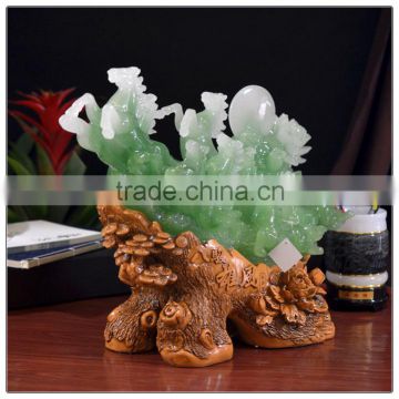 Jade color resin horse staute , chinese zodiac statue,horse ornament