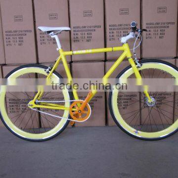 700C Aluminium Fixed Gear Bike / Colorful Track Bike