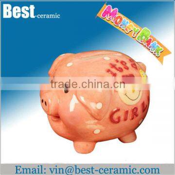 cute design ceramic piggy banks for kids