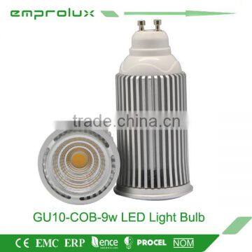 100lm 9W CE ROHS gu10 cob led spotlight