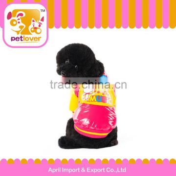 2015 winner new pet clothes shiny thickness down jacket for dog