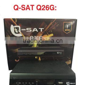 Stocks for Q-SAT Q26G,Q-SAT Q26,QSAT Q26G mpeg4 full hd gprs decoder for Africa better than Q11G,Q23G,Q13G