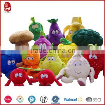 Sedex Audit New Design Broccoli Plush Vegetables and Fruit Toy