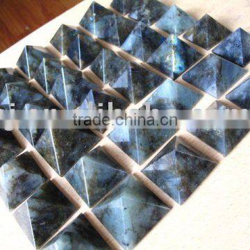 Natural Rock Labradorite Pyramid