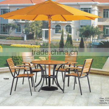 wooden furniture outdoor nice quality leisure comfortable garden sets YC094 YT43 U06