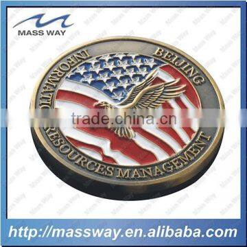 Customized Zinc Alloy Antique Bronze Copper 3D Metal Old Color Coin photo-6