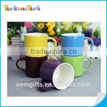 Promotional C Shape Handle Ceramic Mug Coffee Mug Tea Cup