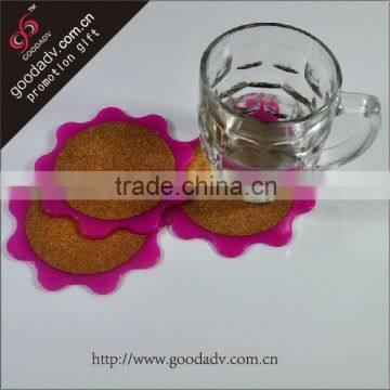 hot sale promotion gifts cheap square mdf cork coaster