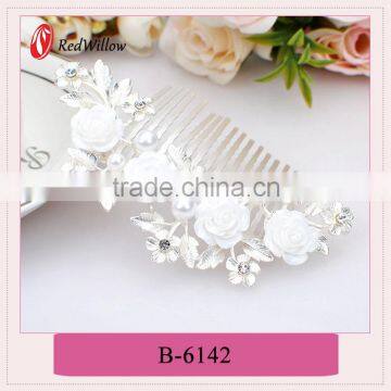 2016 new style silver plating mini hair claw,bow plastic hair claw,hair accessories hair claws