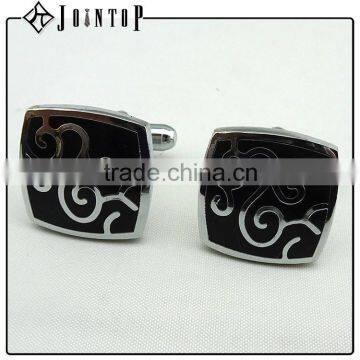 promotional crazy selling metal silk flower knot cufflink