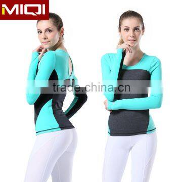 OEM service ladies gym wear comfortable women yoga clothing sports long sleeves