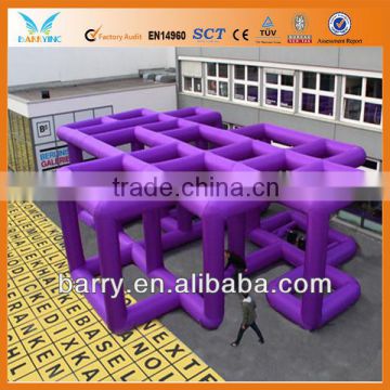 Inflatable maze game Inflatable sports for outdoor game