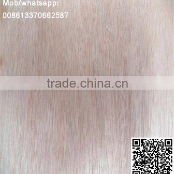 Natural Crown Cut Red Color Olive Wood Veneer photo-4